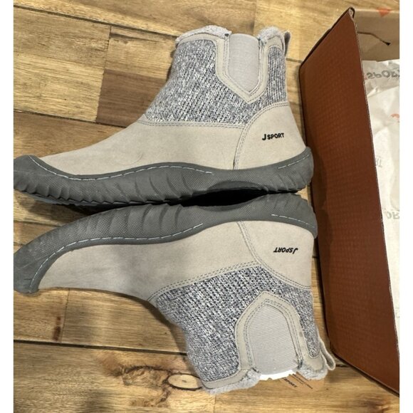 Jambu JSport Kendall Twin Gored Ankle Boot Grey 9 Women's NEW - Picture 4 of 10